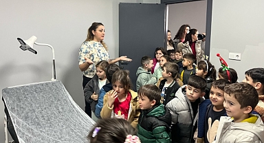 Bandırma’da Kreş Öğrencilerinden Sağlık Ziyareti