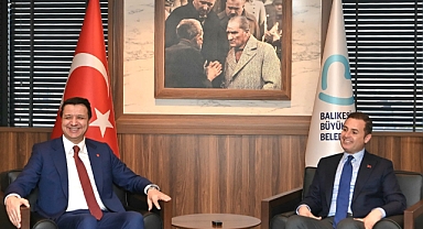 Başkan Ahmet Akın, Saadet Partisi Genel Başkanı Mahmut Arıkan’ı Ağırladı