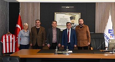 Başkan Hakan Şehirli, Meclis Üyesi İsmet Deniz ve İş İnsanı İrfan Gündoğan’ı Ağırladı