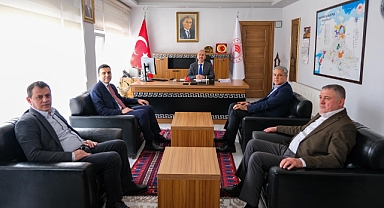Başkan Rahmi Kula'dan Tarım İl Müdürü Dr. Hüseyin Düzgün’e Ziyaret