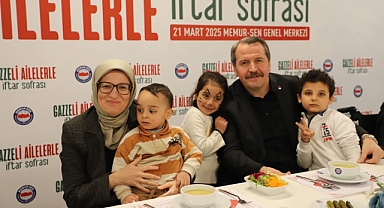 Belgin Uygur, Gazzeli Ailelerle İftar Sofrasında Buluştu