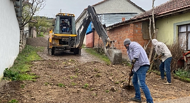 Bigadiç Belediyesi, Hamidiye ve Salmanlı Mahallelerinde Altyapı Çalışmalarına Başladı