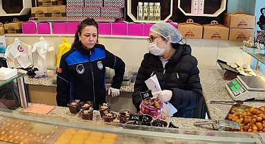 Bigadiç Belediyesi Zabıta Ekiplerinden Tatlı İmalathaneleri ve Pastanelere Denetim