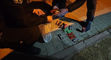 Büfe hırsızları, bekçiler tarafından yakalandı