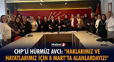CHP’li Hürmüz Avcı: 