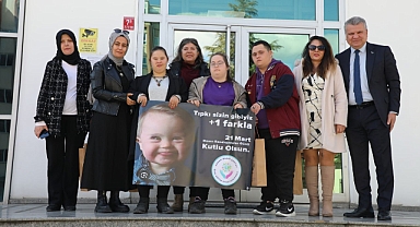 Edremit Belediyesi, Dünya Down Sendromu Farkındalık Günü'nde Öğrencileri Ağırladı