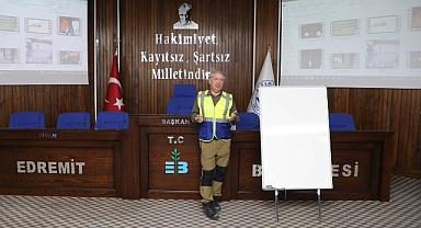 Edremit Belediyesi Personel A.Ş., Temizlik İşleri Müdürlüğü Personeline İş Güvenliği Eğitimi Verdi