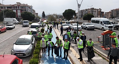 Edremit’te Soğanyemez Mahallesi'nde Mıntıka Temizliği Gerçekleştirildi