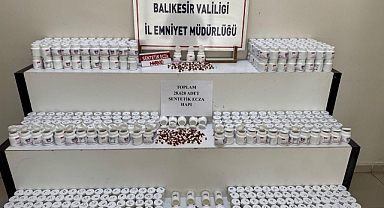 Edremit’te Uyuşturucuya Ağır Darbe: 28 Bin Adetten Fazla Sentetik Hap Ele Geçirildi