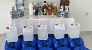 Erdek'te Kaçak ve Sahte Alkol Operasyonu: Yüzlerce Litre Etil Alkol Ele Geçirildi