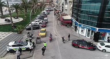 Gemlik'te dronlu denetim