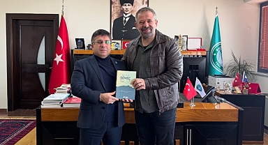 Gömeç Belediye Başkanı Melih Bağcı, Balıkesir Üniversitesi Rektörü Prof. Dr. Yücel Oğurlu’yu Ziyaret Etti