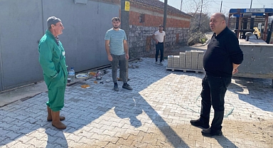 Gönen Belediye Başkanı İbrahim Palaz, Mahallelerde Altyapı ve Yol Çalışmalarını İnceledi