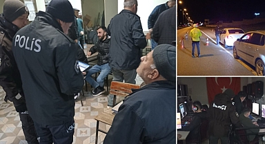 Huzur Uygulaması'nda Aranan 9 Şahıs Yakalandı, Çok Sayıda Suç Unsuru Ele Geçirildi