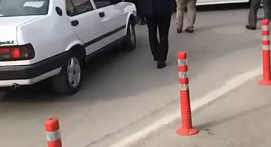 İftar saati yol kavgasında yumruklar konuştu