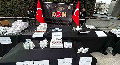 İstanbul'da 235 milyon liralık kaçak ilaç operasyonu