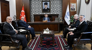 Jandarma Asayiş Vakfı (JAVDES) Genel Müdür Yardımcısından Vali İsmail Ustaoğlu’na Ziyaret
