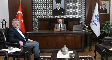 Kepsut Belediye Başkanı İsmail Cankul, Vali İsmail Ustaoğlu’na Ziyaret Gerçekleştirdi