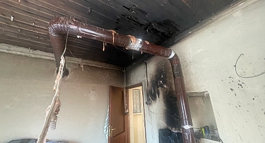 Manyas’ta Müstakil Ev Alevlere Teslim Oldu