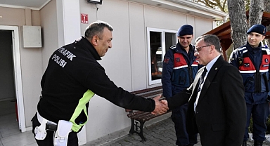 Şehirli'den Bayramda Görev Başındaki Kahramanlara Ziyaret