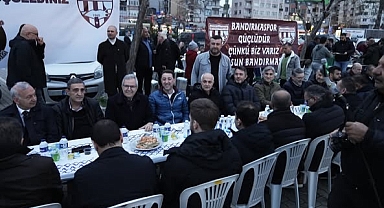 Teksüt Bandırmaspor Yönetimi, Bandırmaspor Taraftarlar Derneği’nin Geleneksel İftarına Katıldı