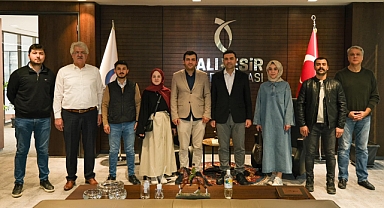 TÜGVA Balıkesir İl Temsilcisi Ömer Faruk Çolak ve Yönetimi, Balıkesir Ticaret Odası’nı Ziyaret Etti