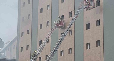 Uludağ'da Kervansaray Otel'de yangın