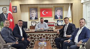 AK Parti İl Başkanı Aydemir'e Ziyaretçi Akını