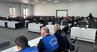 Altıeylül Belediyesi Zabıta Ekipleriyle Koordinasyon Toplantısı Gerçekleştirdi