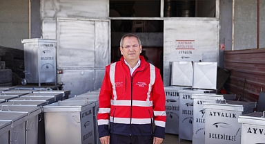 Ayvalık Belediyesi’nden Örnek Tasarruf Hamlesi: Çöp Konteynerleri Artık Kendi Üretimi