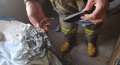 Ayvalık’ta GSB Yurdunda Yangın Paniği