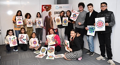 Balıkesir’de Çocuklar Sanatla Hayal Güçlerini Renklendirdiler