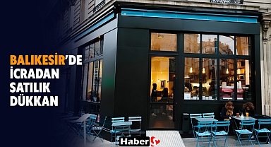Balıkesir'de icradan satılık dükkan