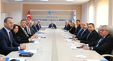 Balıkesir'de İl İstihdam ve Mesleki Eğitim Kurulu Toplantısı Gerçekleştirildi