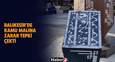 Balıkesir’de Kamu Malına Zarar Tepki Çekti