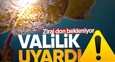 Balıkesir'de Zirai Don Riski Uyarısı Yapıldı