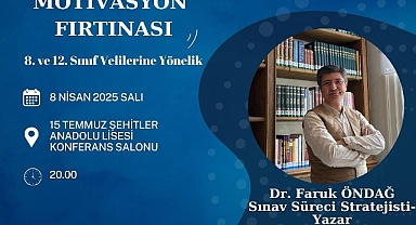 Balıkesir İl Milli Eğitim Müdürlüğü’nden Velilere Özel Seminer: “Motivasyon Fırtınası”