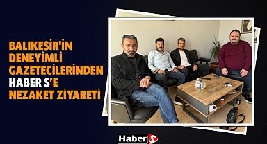 Balıkesir'in Deneyimli Gazetecilerinden HABER S'e Nezaket Ziyareti