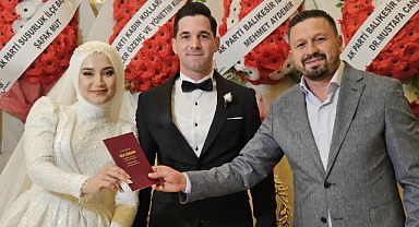 Başkan Aydemir, Genç Çiftin Mutluluğuna Ortak Oldu