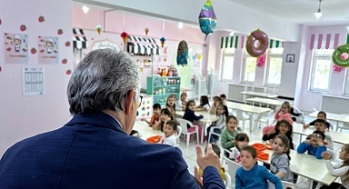 Başkan Dursun Mirza’dan Şehit Teğmen Doğuş Uran Anaokulu’na Anlamlı Ziyaret