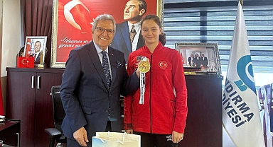 Başkan Dursun Mirza, Zeynep Ay ve Başarı Ekiplerini Ağırladı