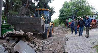 Başkan Hakan Yıldırım Semizel’den Susurluk’ta Çalışmalara Yakın Takip