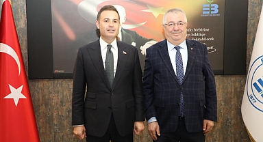 Başkan Mehmet Ertaş, Balıkesir Büyükşehir Belediye Başkanı Ahmet Akın’ı Ağırladı: 