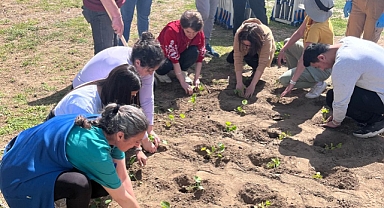 Edremit’te Tıbbi ve Aromatik Bitkiler Çeşit Bahçesi Oluşturma Etkinliği Gerçekleştirildi