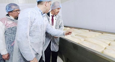İl Tarım ve Orman Müdürü Dr. Hüseyin Düzgün’den Savaştepe’de Süt Ürünleri İşletmesine Ziyaret
