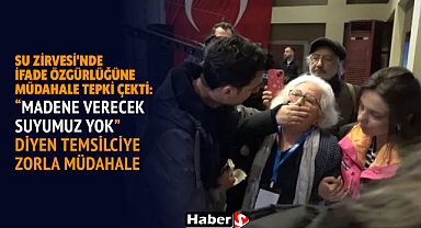 “Madene Verecek Suyumuz Yok” Diyen Temsilciye Zorla Müdahale