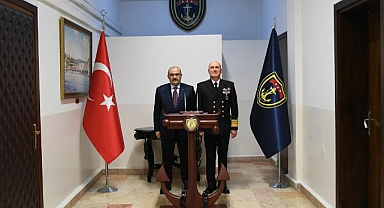 Vali Ustaoğlu’ndan Kuzey Deniz Saha Komutanı Koramiral Kaya’ya Ziyaret