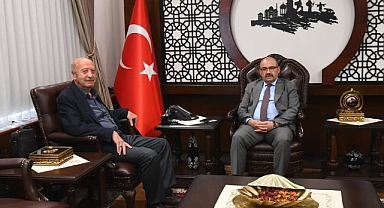 Abdülbaki Ataç, Vali İsmail Ustaoğlu'nu Ziyaret Ederek Görüşmelerde Bulundu