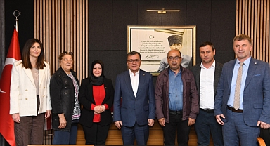 Altıeylül Belediye Başkanı Hakan Şehirli’ye Mahalle Muhtarlarından Ziyaret