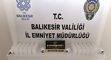Balıkesir’de 8 Bin Adedin Üzerinde Sentetik Ecza Ele Geçirildi